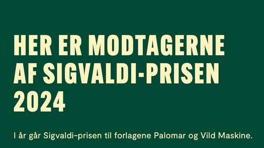 Forlaget Palomar har modtaget Sigvaldi-prisen 2024