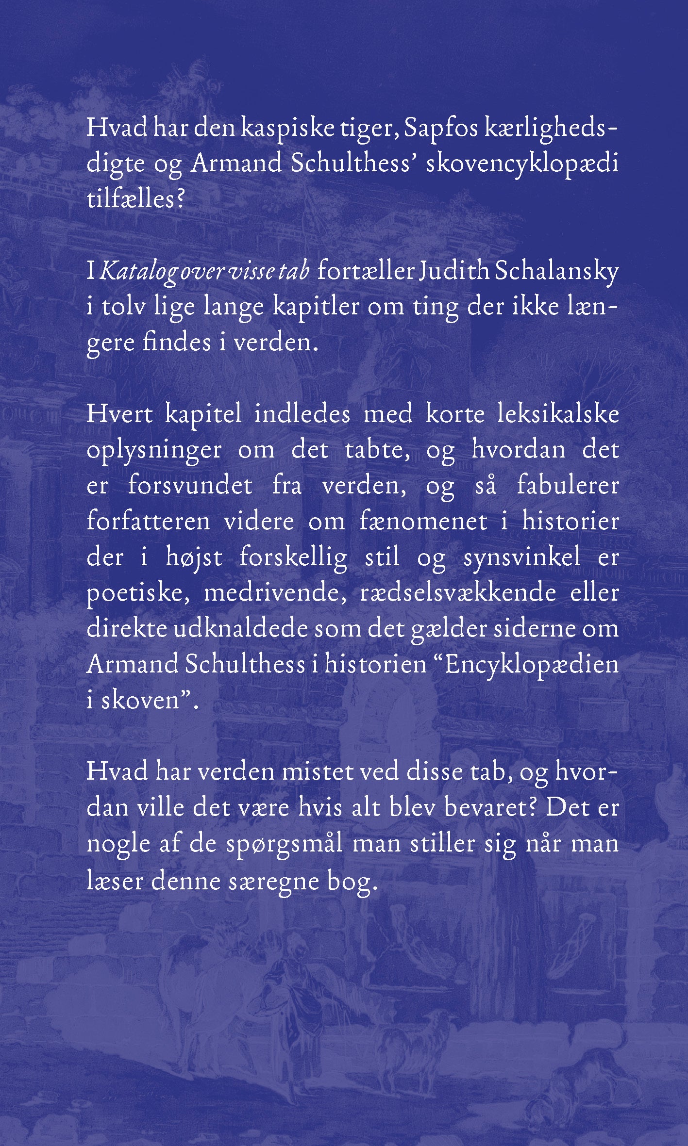 Schalansky - Katalog over visse tab UDKOMMER D. 25. JUNI